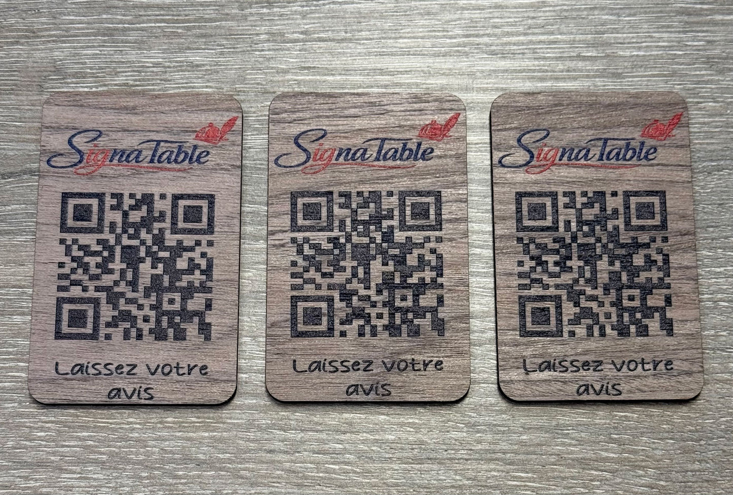 QR Code de table satisfaction client