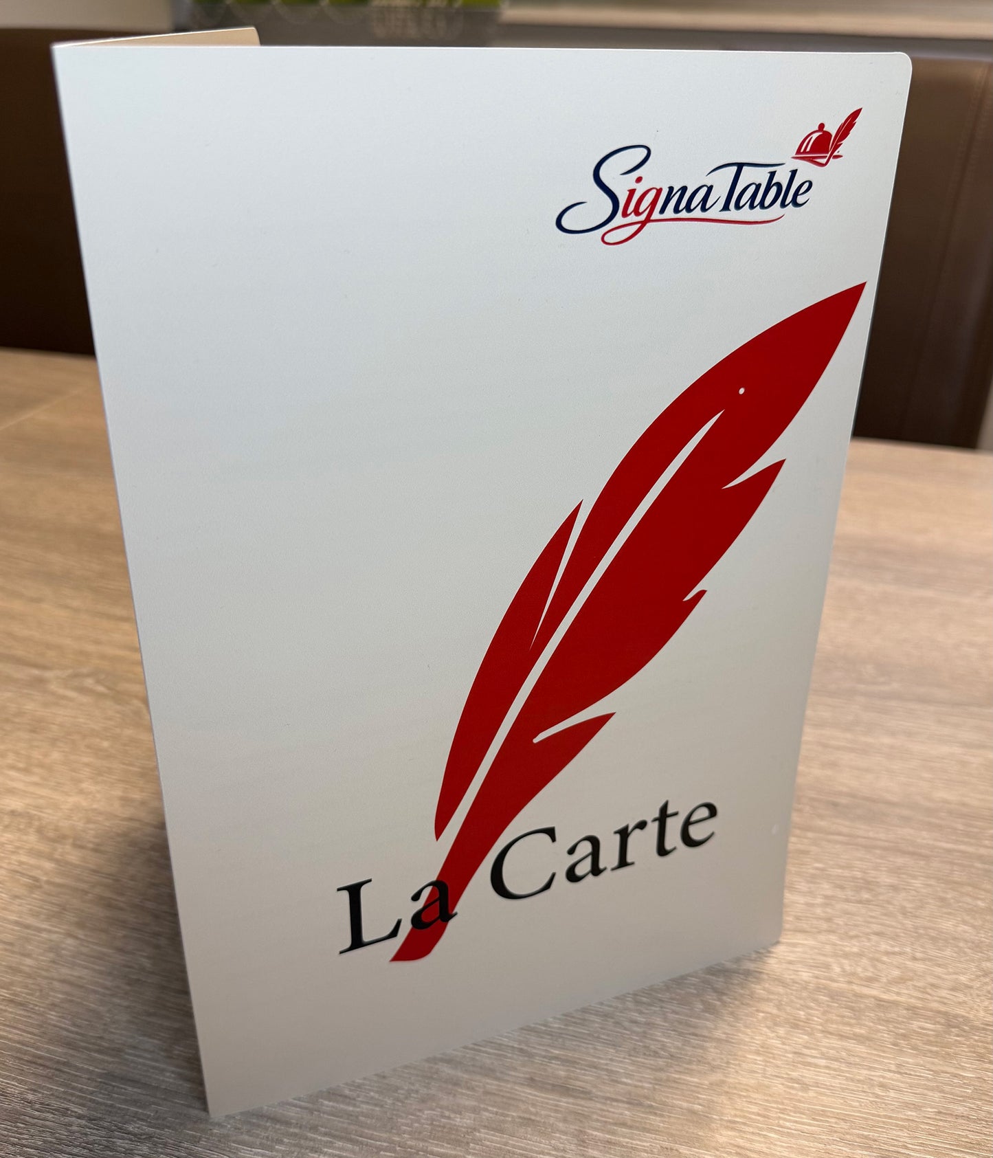 Menu lavable A3 ouvert A4 plié – Usage professionnel
